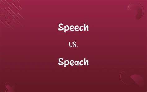 speach vs speech|Speach vs Speech .